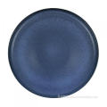 Stoneware Dinner Itakda sa Dark Blue Matt Tapos na